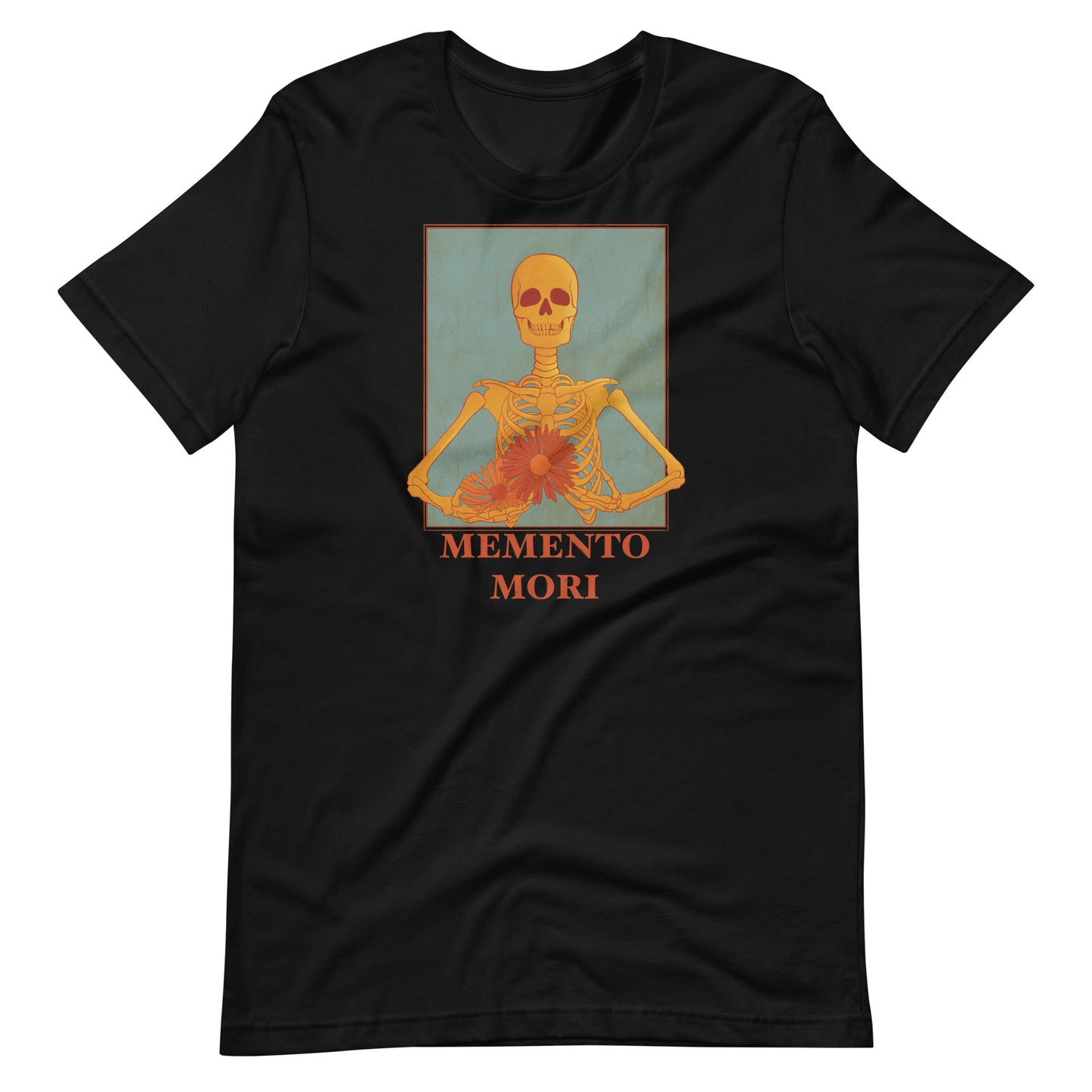 Skeleton Reflection Tee: Embrace Life with Memento Mori