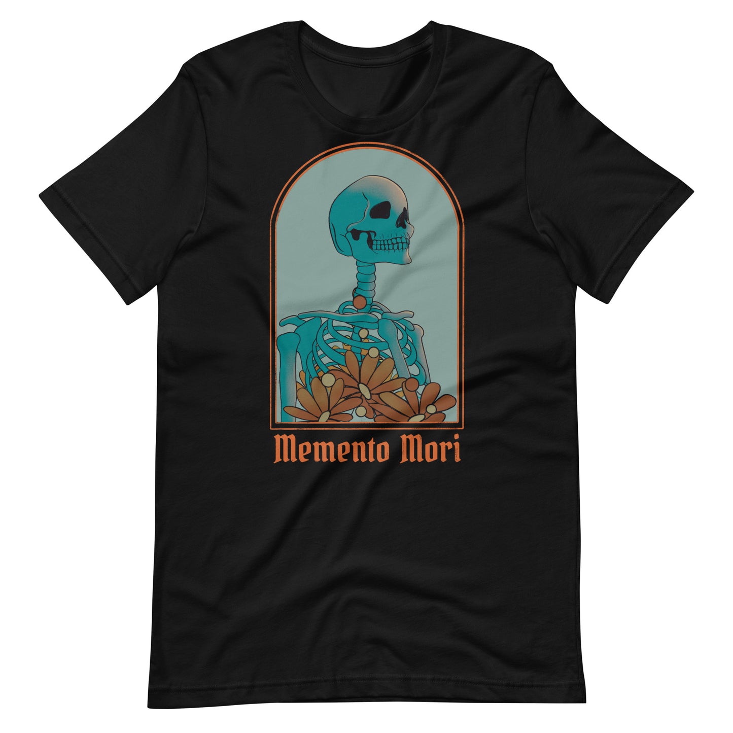 Memento Mori Stoic Skeleton Unisex t-shirt