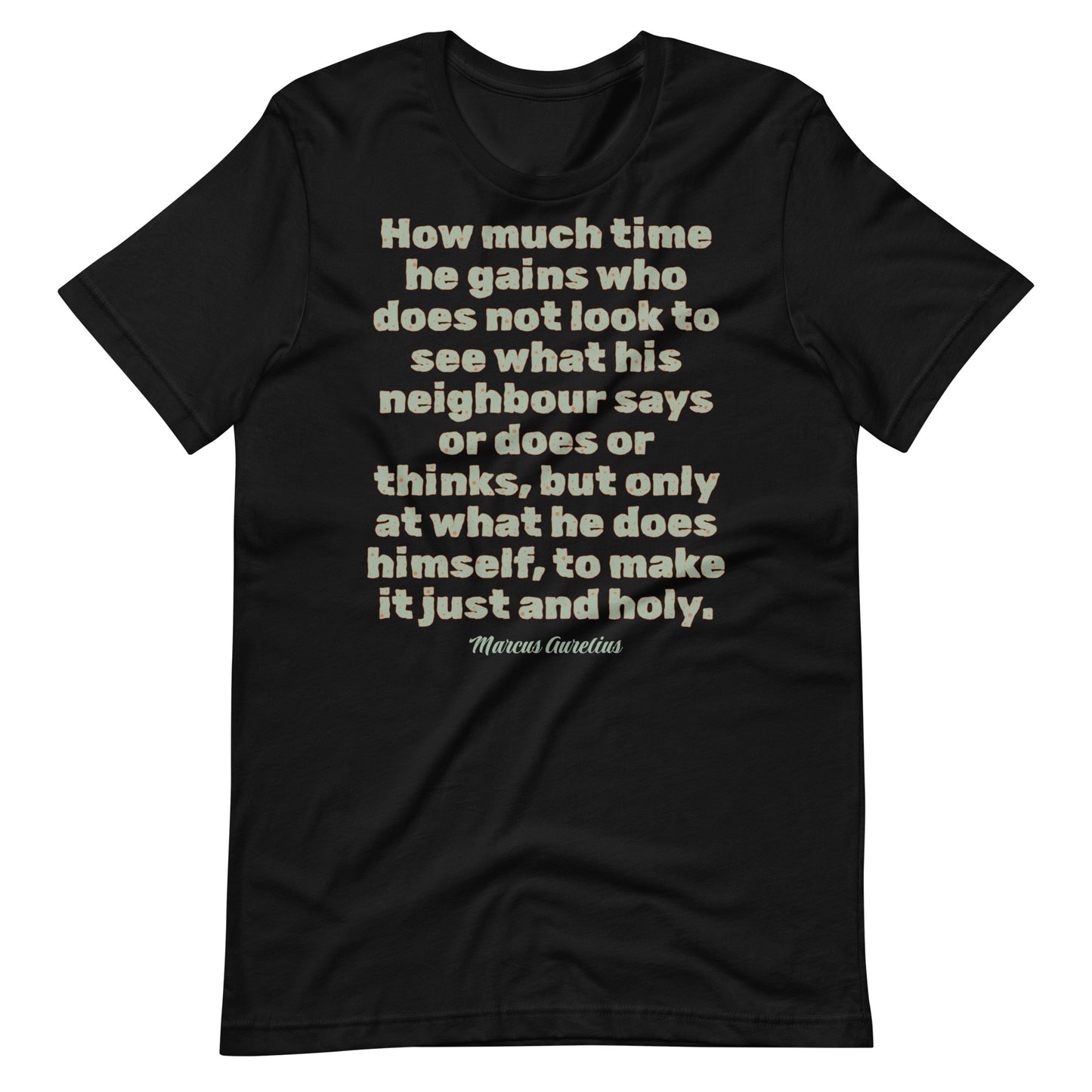 Marcus Aurelius Stoic Words Unisex t-shirt