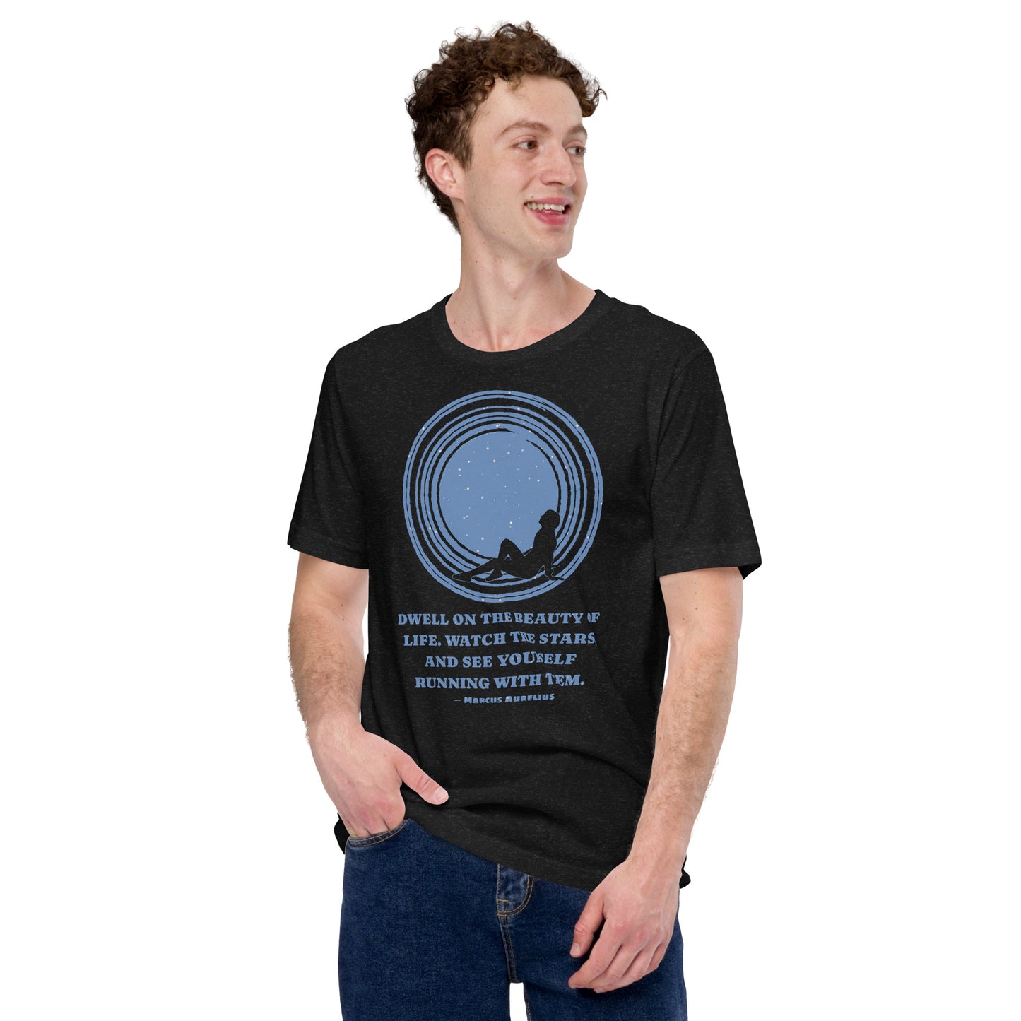 Stoic Wisdom: Dwell on the Beauty of Life By Marcus Aurelius Unisex T-Shirt