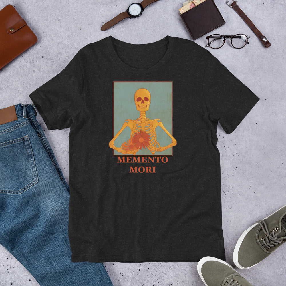 Skeleton Reflection Tee: Embrace Life with Memento Mori