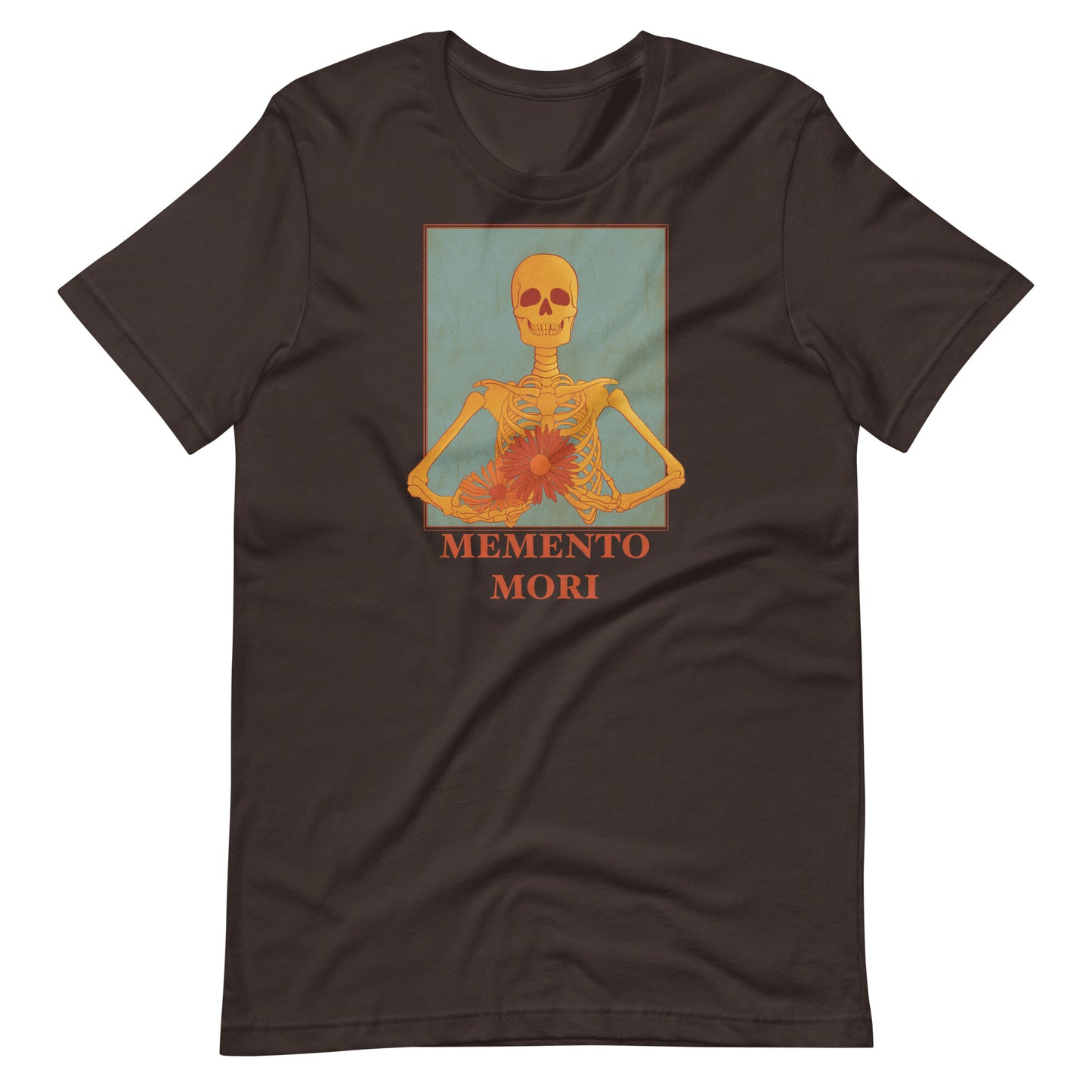 Skeleton Reflection Tee: Embrace Life with Memento Mori