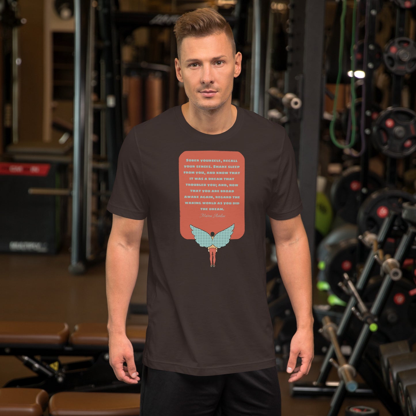 Marcus Aurelius Awakening Tee: Dream Perspective  Unisex t-shirt