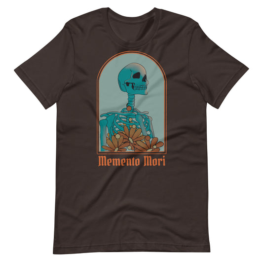 Memento Mori Stoic Skeleton Unisex t-shirt