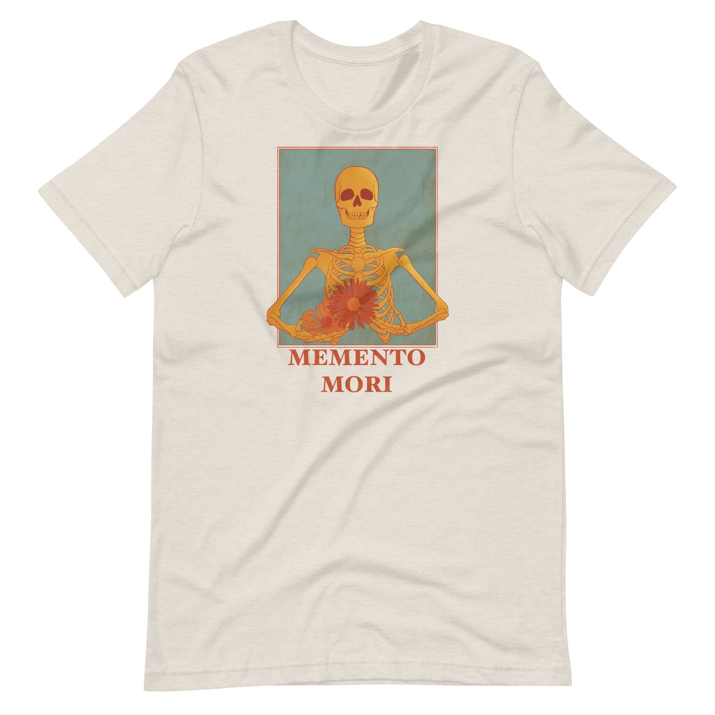 Skeleton Reflection Tee: Embrace Life with Memento Mori