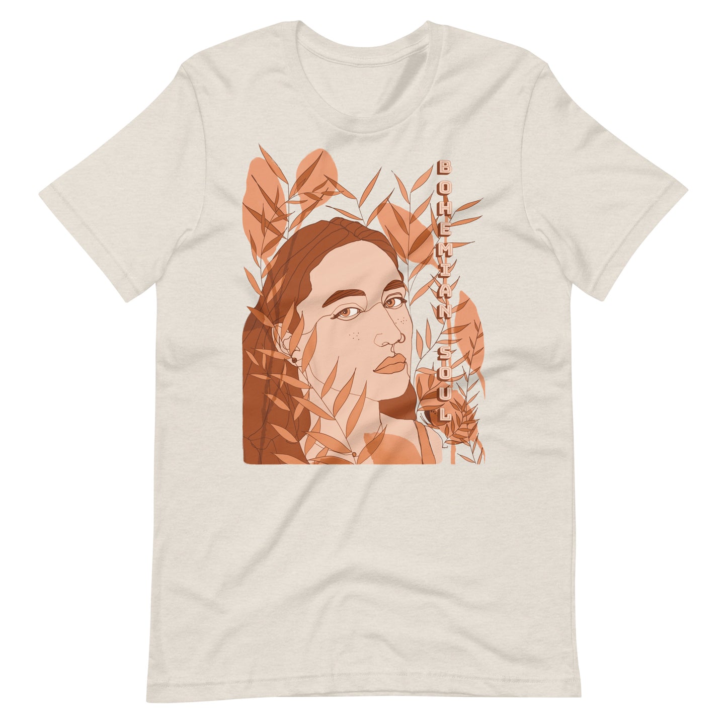 Bohemian Soul Woman Illustration T-Shirt