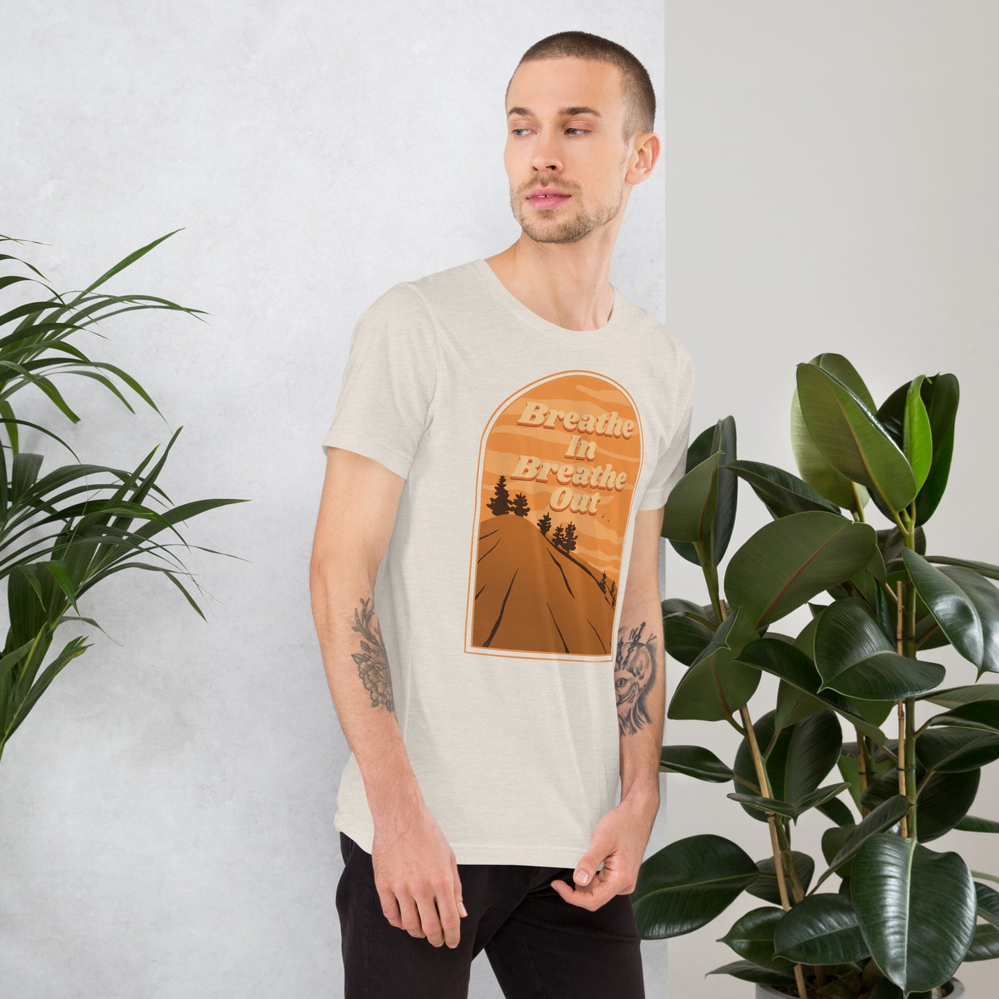 Breathe In Breathe Out  Unisex t-shirt