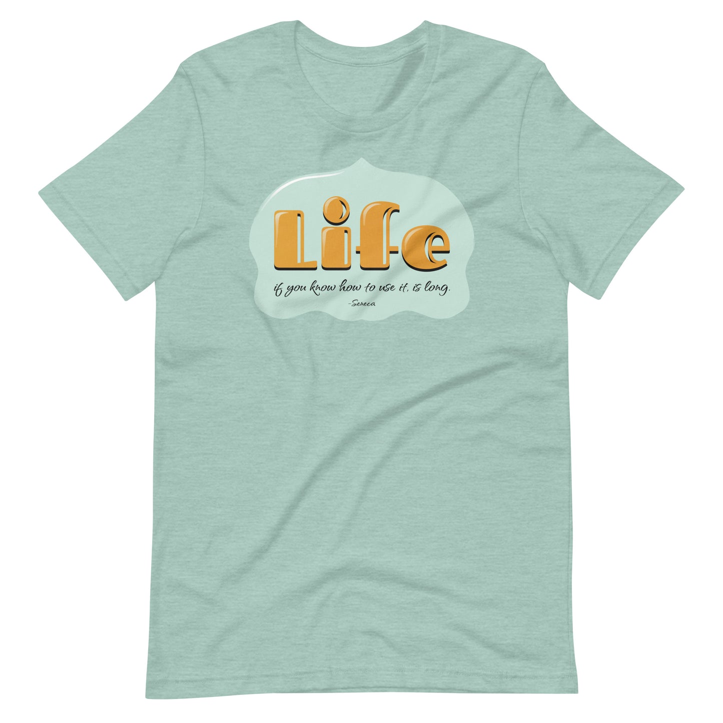 Seneca Life Quote Tee - Stoicism Inspired T-Shirt