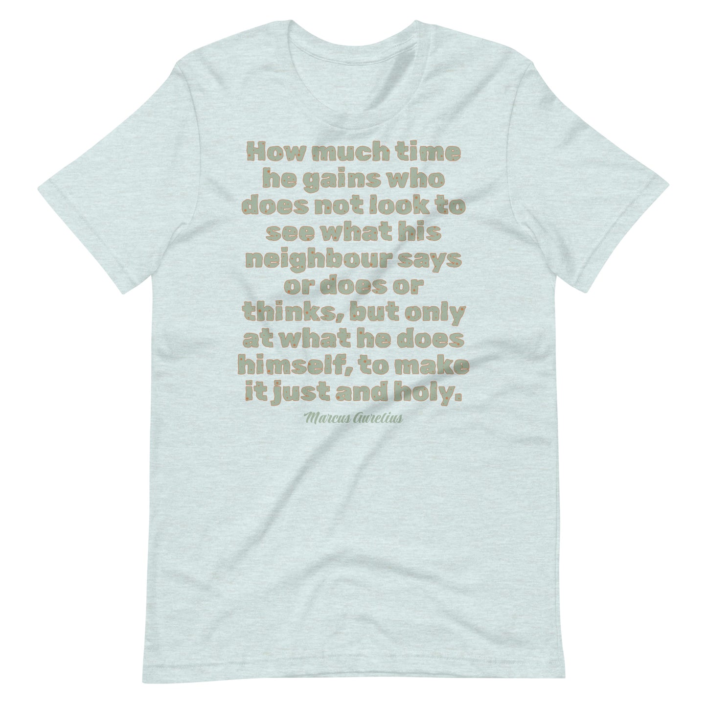 Marcus Aurelius Stoic Words Unisex t-shirt