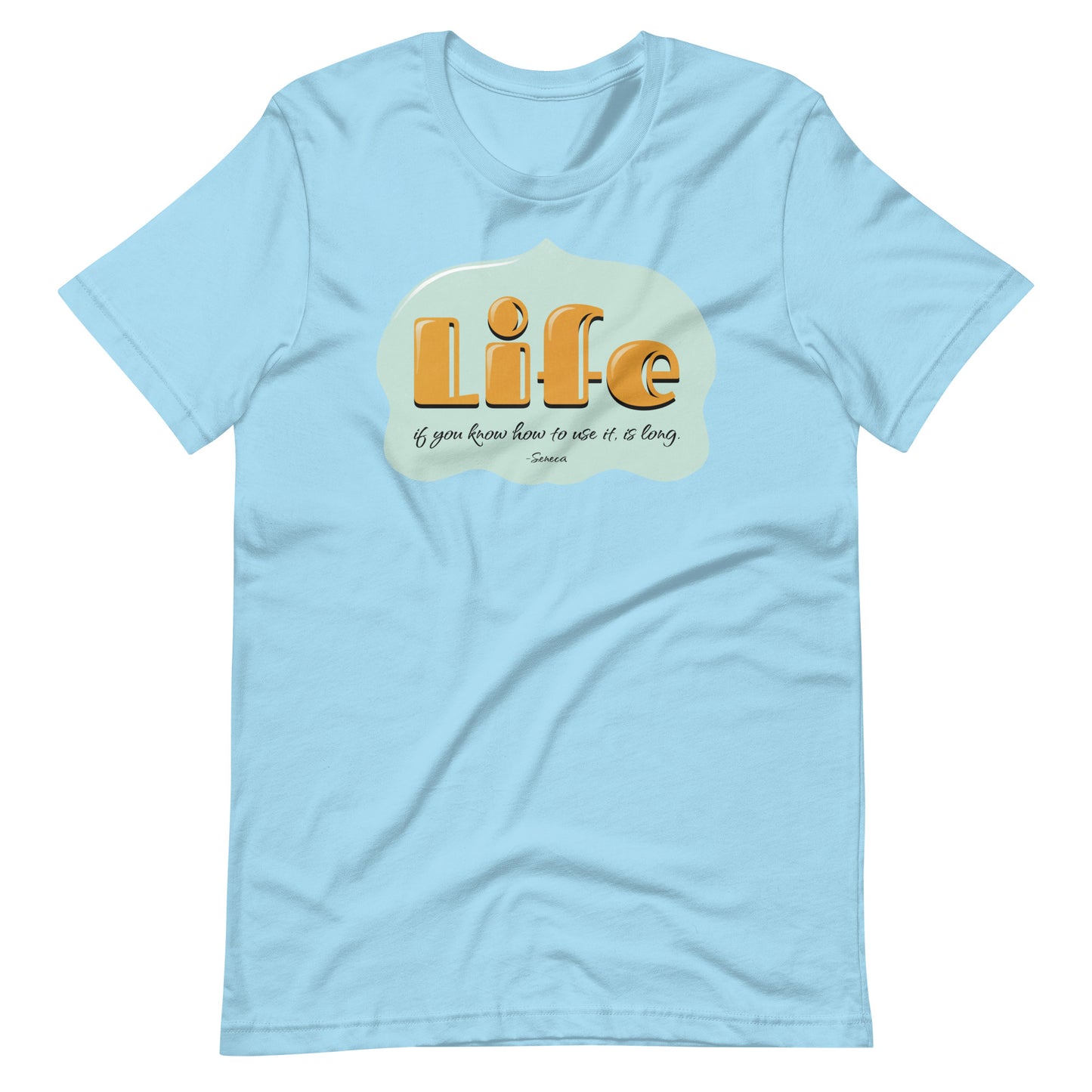 Seneca Life Quote Tee - Stoicism Inspired T-Shirt