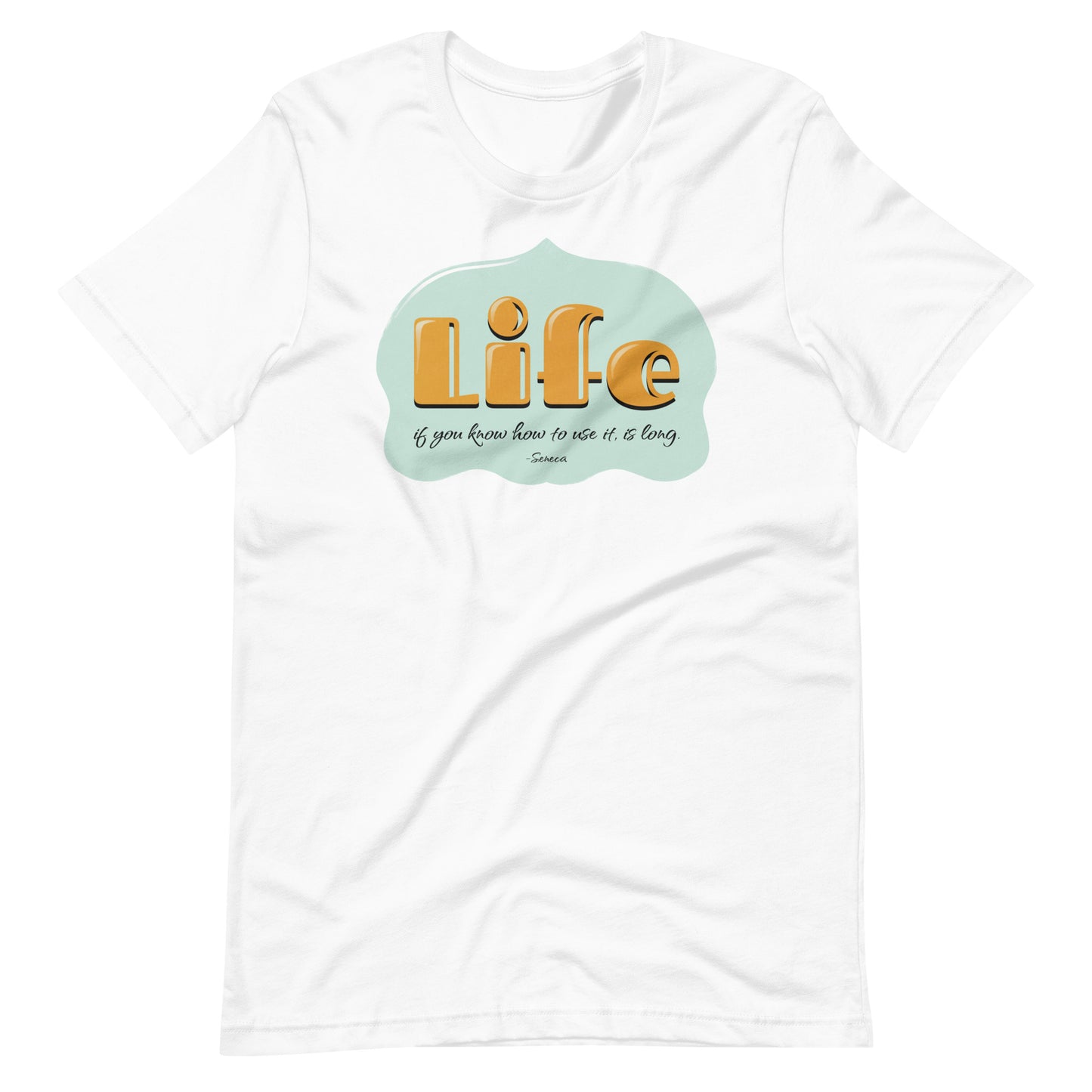 Seneca Life Quote Tee - Stoicism Inspired T-Shirt